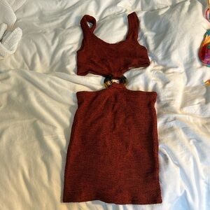 Hunza G crinkle cover up